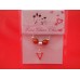 Silver Plated Personalised Letter 'V' Wine Glass Charm